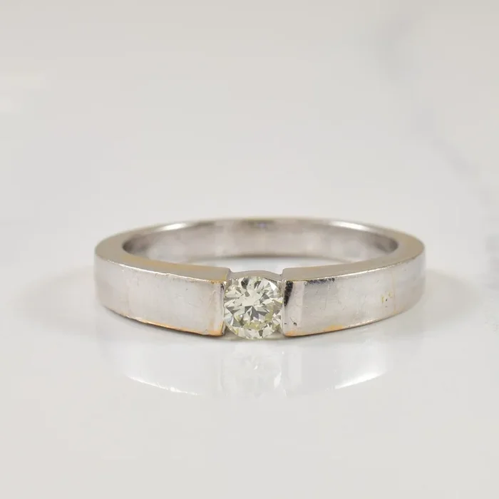 Solitaire Diamond Ring | 0.16ct | SZ 6.25 |