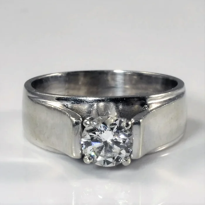 Solitaire Diamond Ring | 0.77ct | SZ 7.5 |