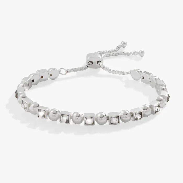 Square Crystal Tennis Bracelet