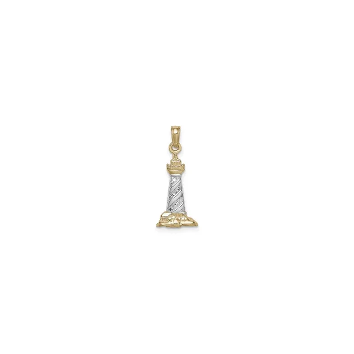 St. Augustine Lighthouse 3D Pendant (14K)