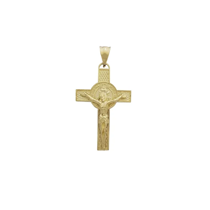 St. Benedict Crucifix Pendant (14K)