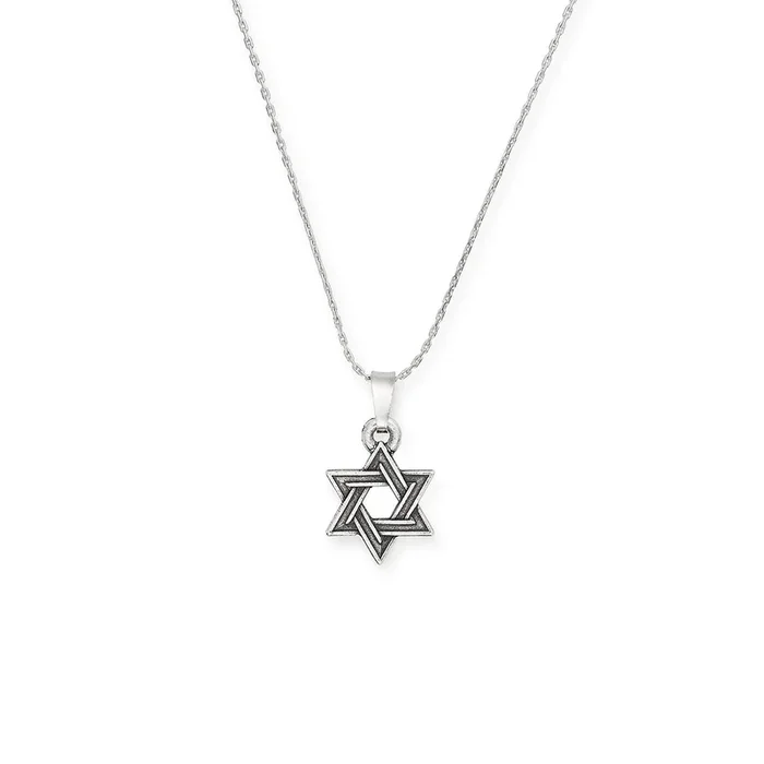 Star of David Necklace, 32″