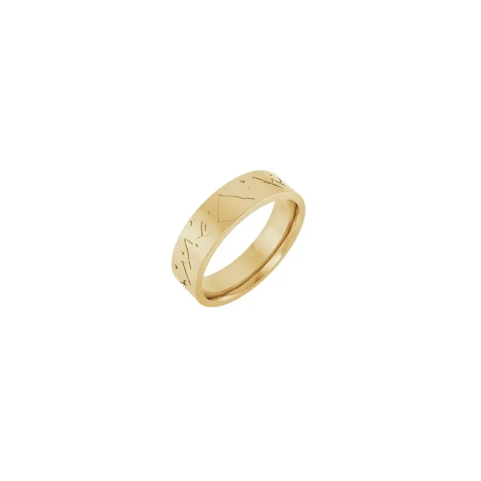 Starry Sky Mountains Ring