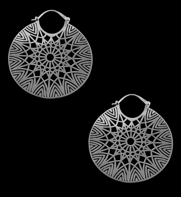 Stellar White Brass Earrings – Weights