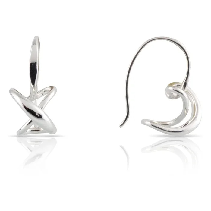 Sterling Silver Secret Heart Earrings