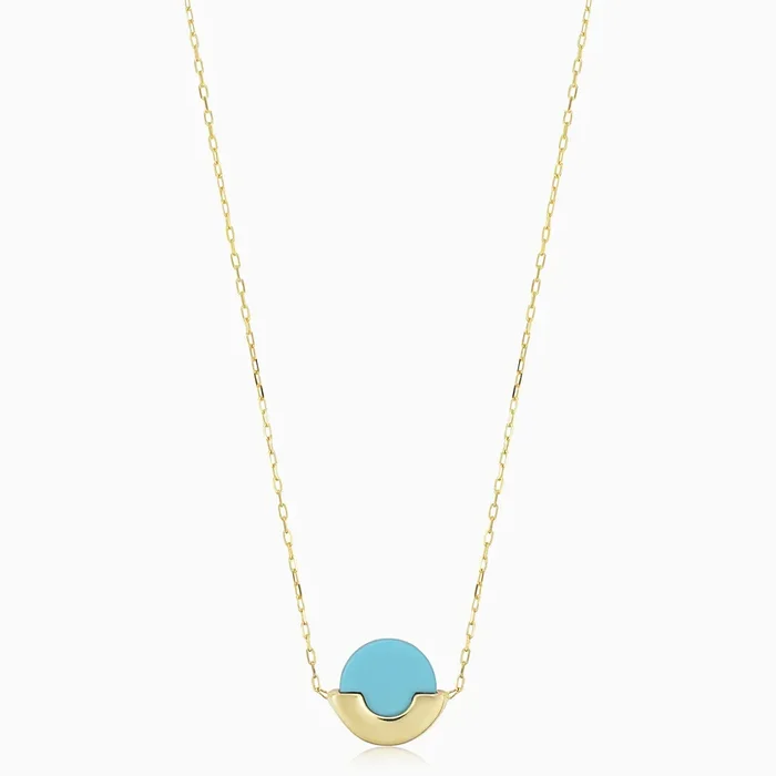 Stone Purse Pendant Necklace
