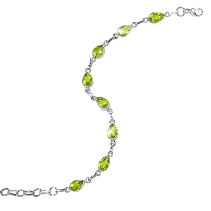 Summer Sparkle Peridot Bracelet