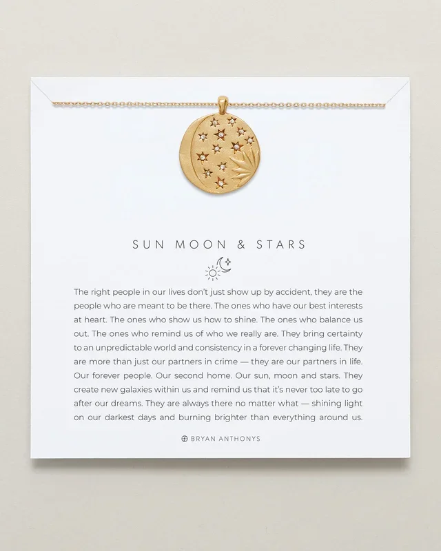 Sun Moon & Stars Necklace