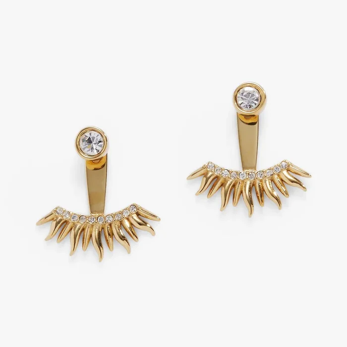 Sun Ray Ear Jacket Earrings