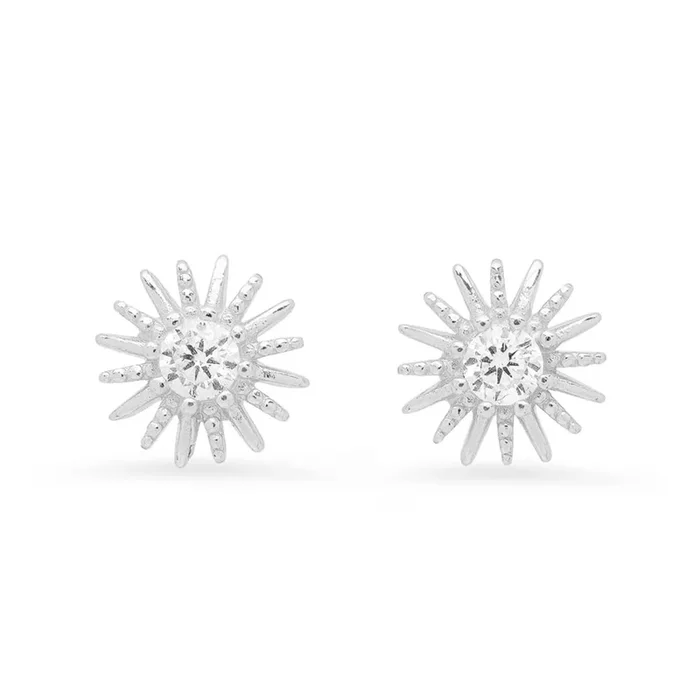 SUN STUDS, SILVER