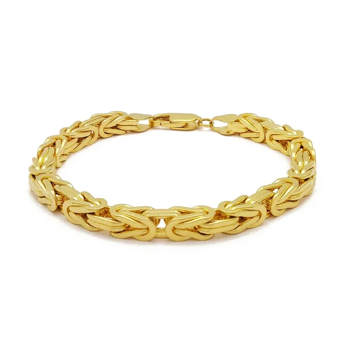 Super/Byzantine Link Bracelet (14K).