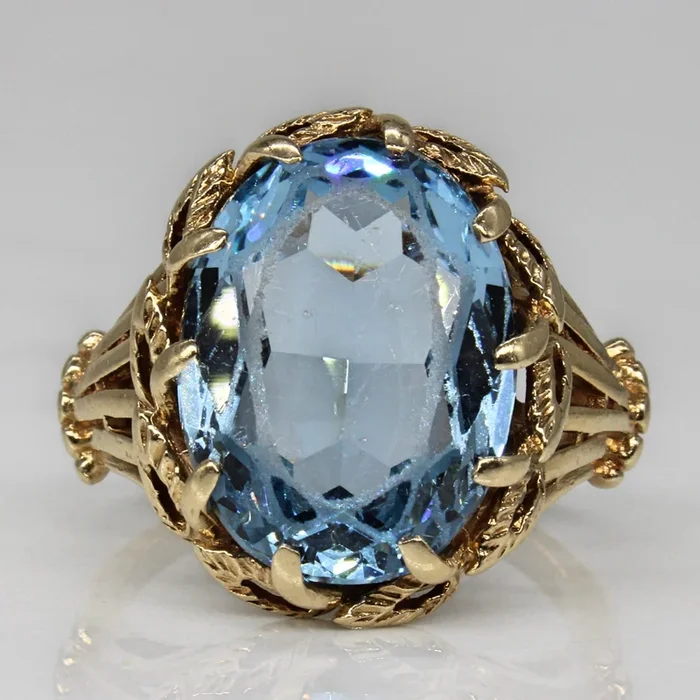 Synthetic Spinel Cocktail Ring | 7.00ct | SZ 7.5 |
