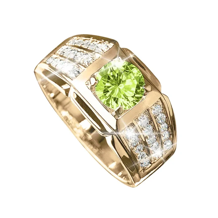 Techmaster Peridot Men’s Ring