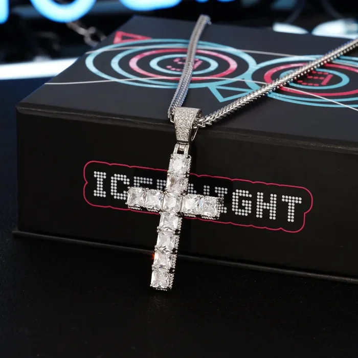 The Iced Out Cross Necklace