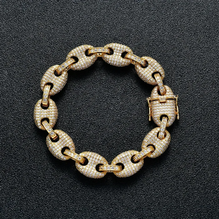 The Rich Icon III® – 12mm Miami Set G Link Bracelet