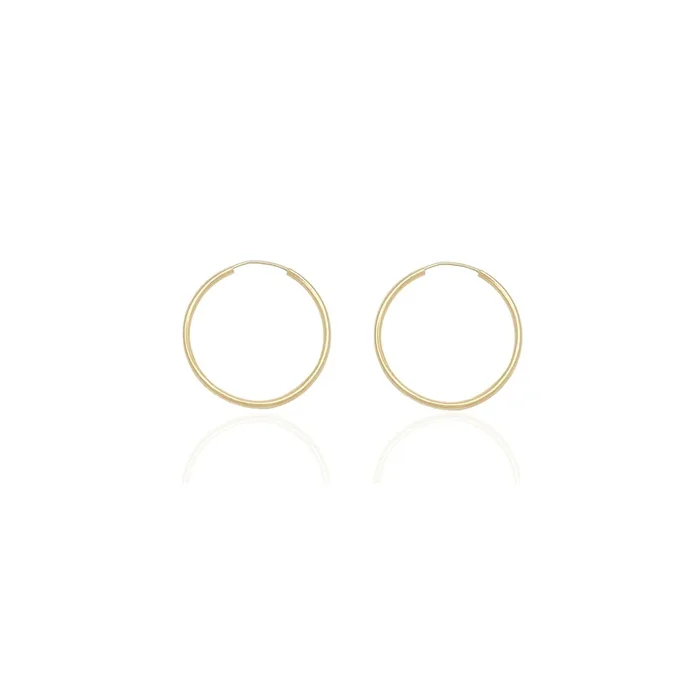 Thin Seamless Hoop Piercings (14K)