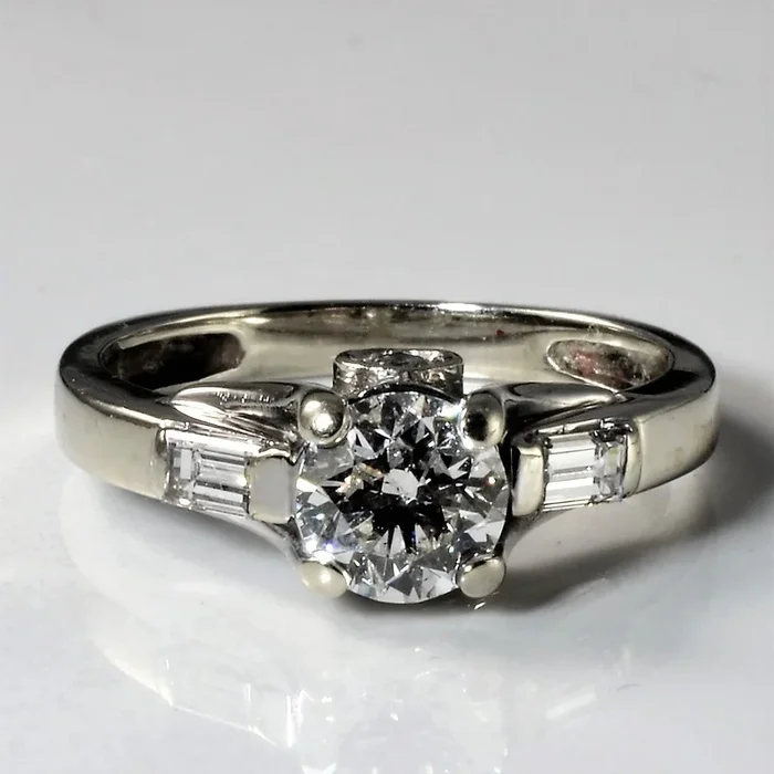 Three Stone Hidden Detail Diamond Ring | 1.18ctw | SZ 7.5 |