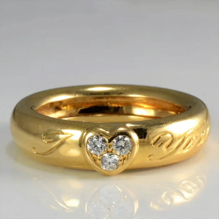 Tiffany & Co.’ Diamond I Love You Band | 0.10 ctw | SZ 6 |