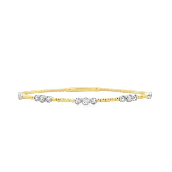 Trio Cluster Flex Bangle