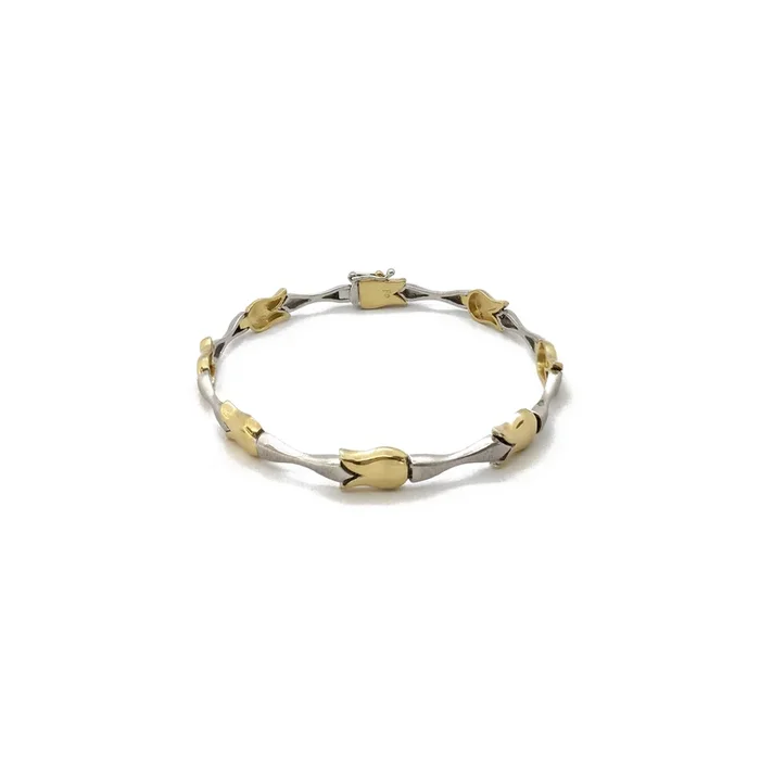 Tulip Silhouette Bracelet (14K)