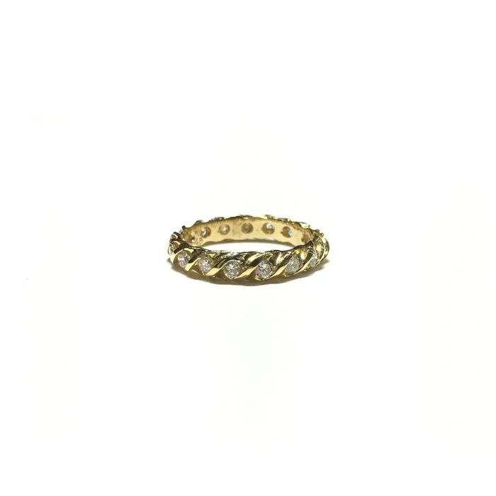 Twisted Diamond Eternity Ring (14K)