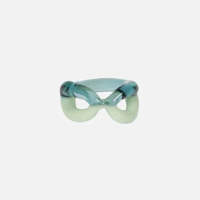 Two Tone Ribbon Ring