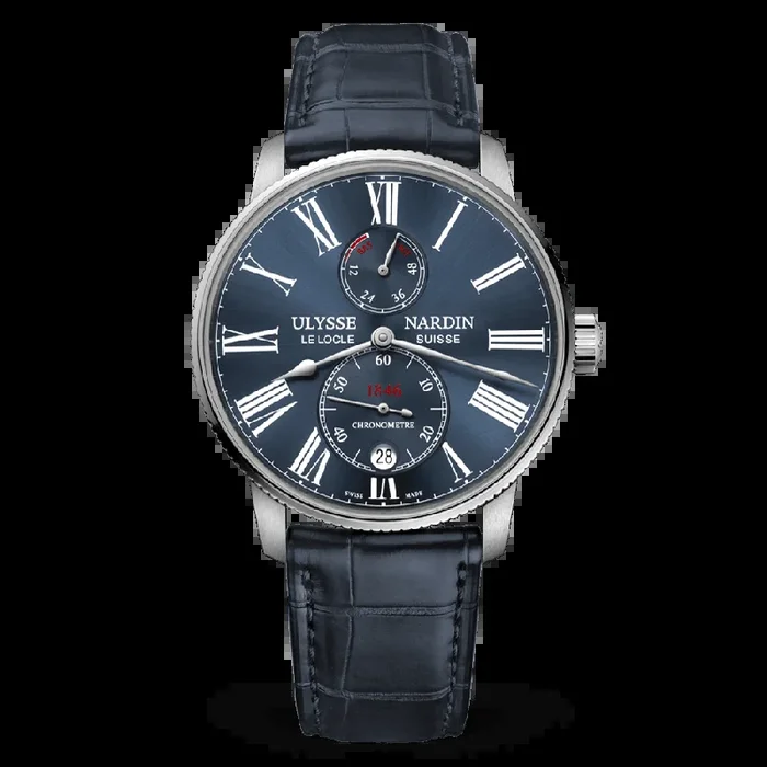 Ulysse Nardin Marine Torpilleur 42mm with Blue Dial in Stainless Steel