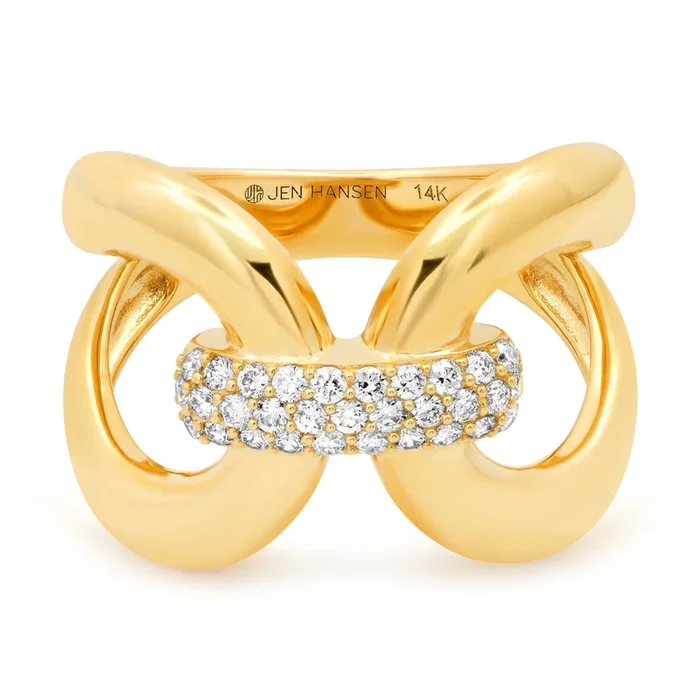 UNBREAKABLE BOND RING, 14kt GOLD