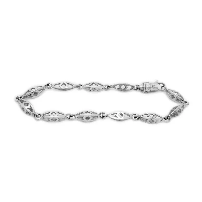White Gold Fancy Bracelet (14K).
