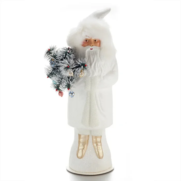 Winter White Santa with Tree