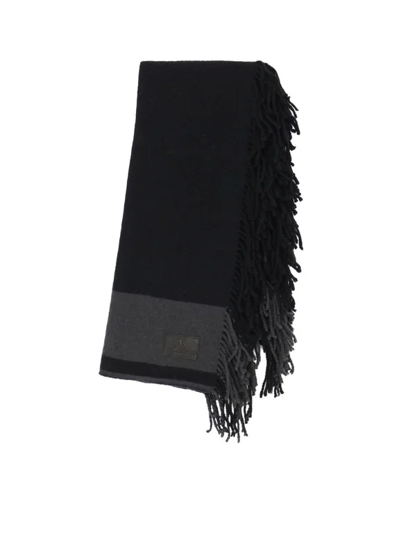 WOOL FRINGE SCARF