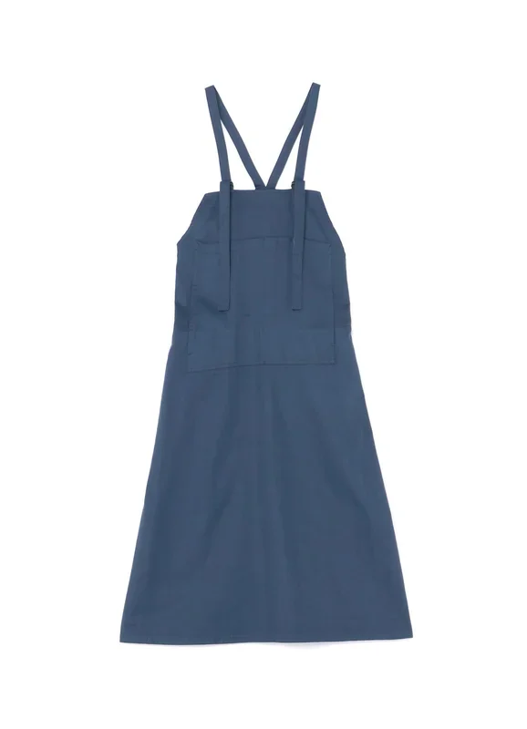 [Y’s BORN PRODUCT] COTTON TWILL FRONT POCKET DRESS
