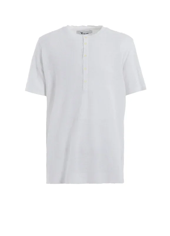 Y’s for men x 120% LINO HENLEY SHORT SLEEVE T