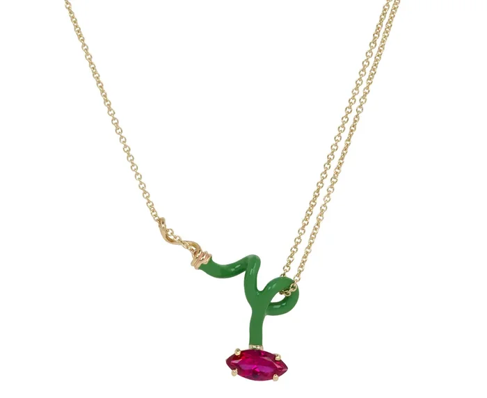 You’re So Vine Corundum Pendant Necklace